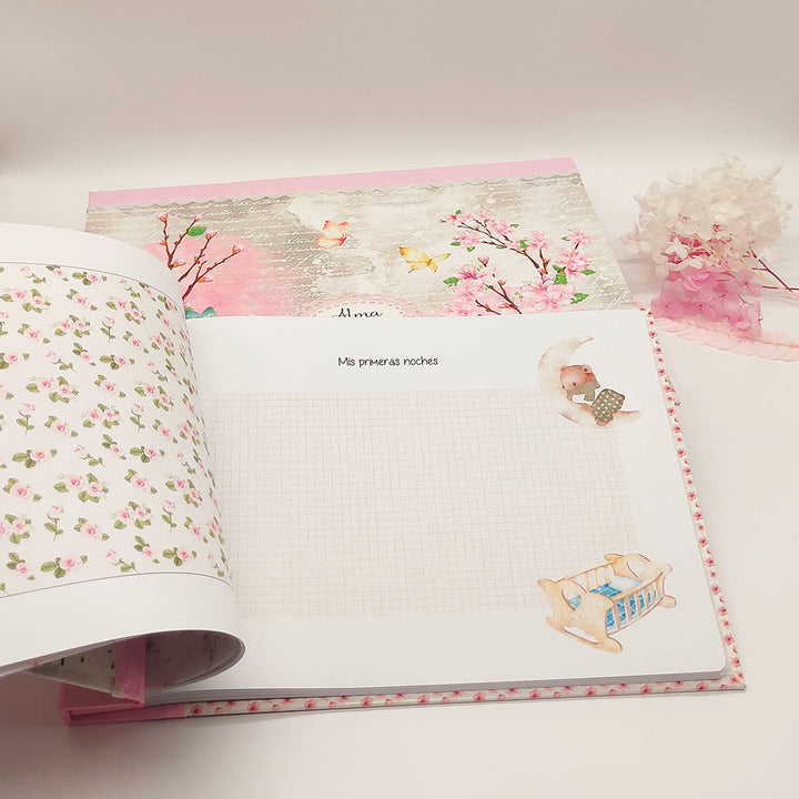 Libro de nacimiento "Cherry Blossom"