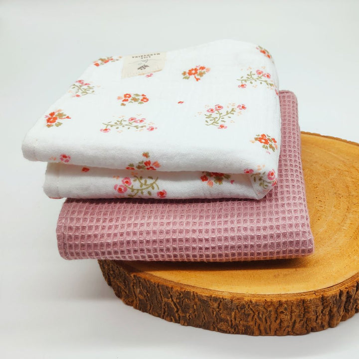 Pack de toallitas Cottage/Antique rose