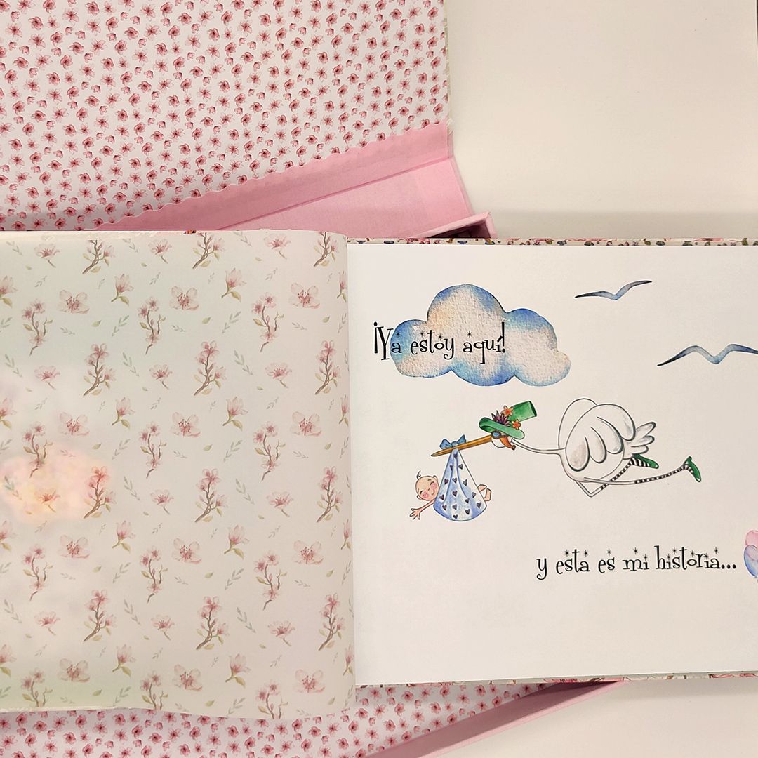 Libro de nacimiento "Cherry Blossom"