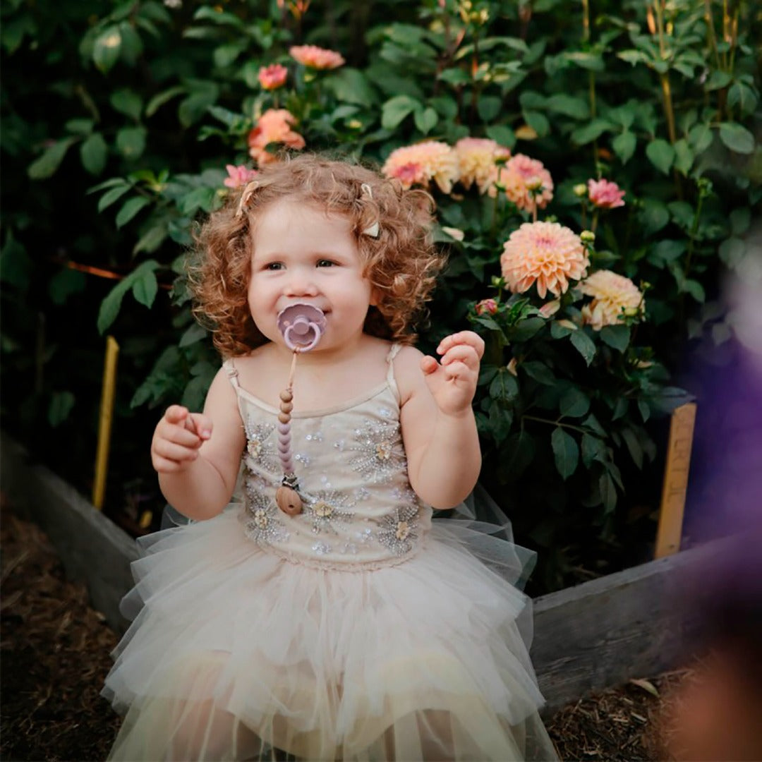 Pack 2 chupetes block silicona Daisy Baby Pink/S.Lilac