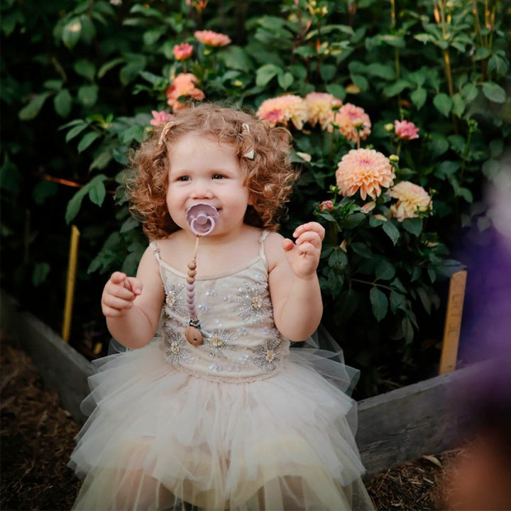 Pack 2 chupetes block silicona Daisy Baby Pink/S.Lilac