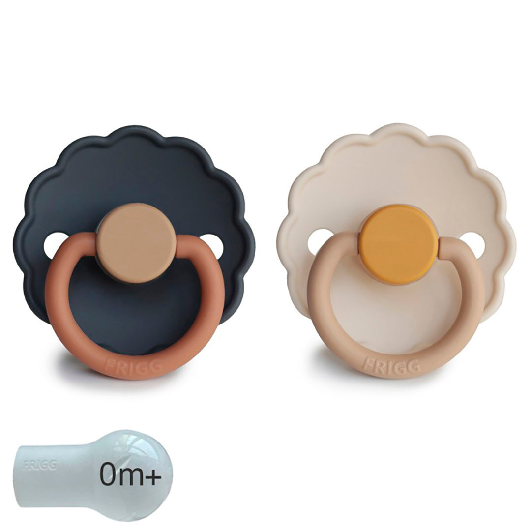 Pack 2 chupetes block silicona Daisy Aurora/Chamomile